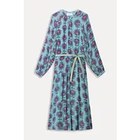 DRESS - Georgie Flower Aqua Blue