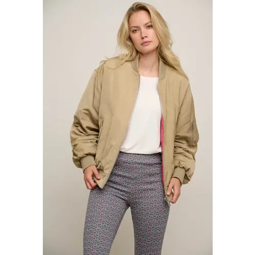  Rino & Pelle Reversible bomber jacket Sand and lipgloss 