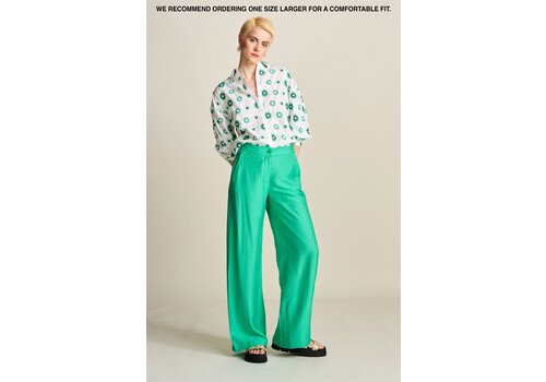 POM PANTS - Lush Green Green