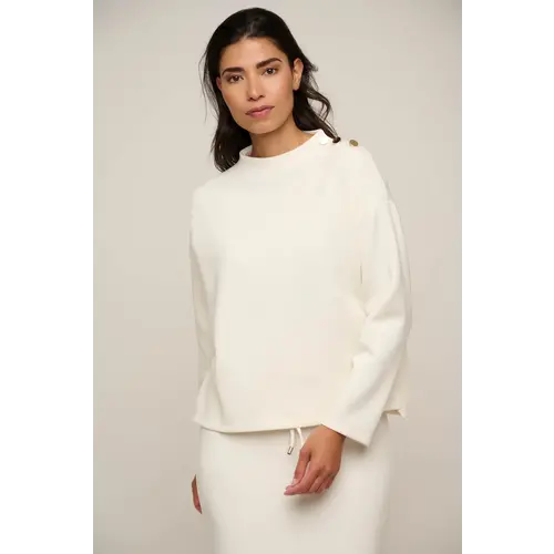  Rino & Pelle Wide top long sleeves crew neck Snow white 