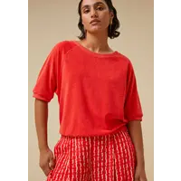 neva slub top poppy-red