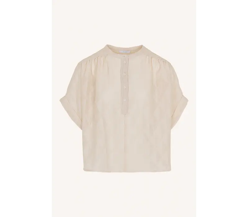 axel geo blouse chalk