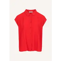 kiek viscose top poppy-red