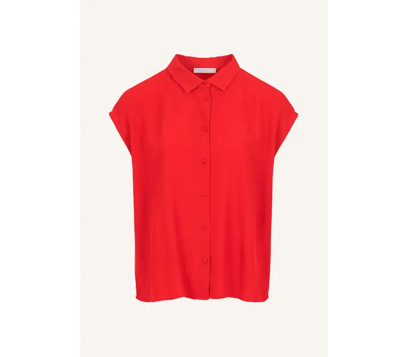 kiek viscose top poppy-red