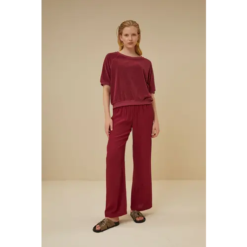  By-Bar robyn viscose pant grenache 