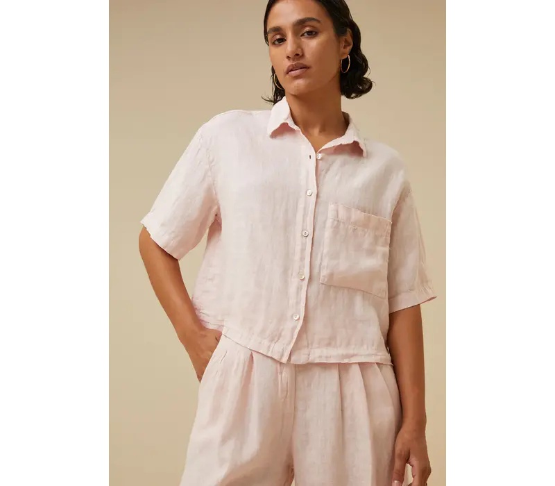 eli linen pant cipria pink