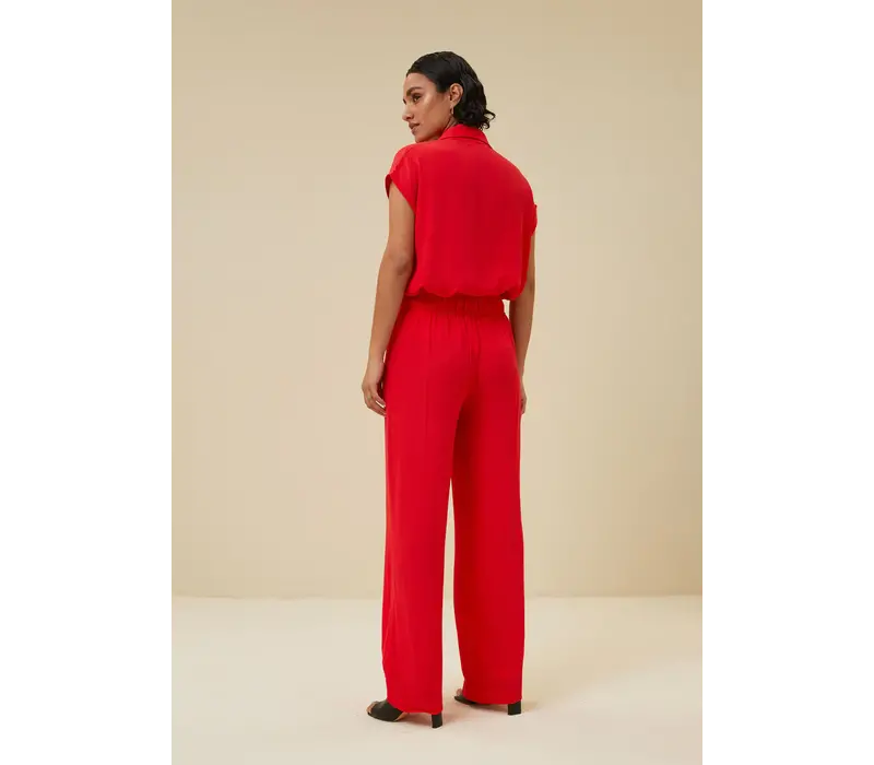 robyn viscose pant poppy-red