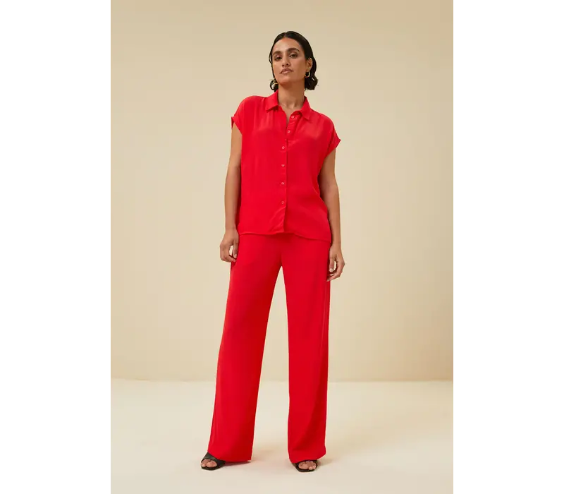 robyn viscose pant poppy-red