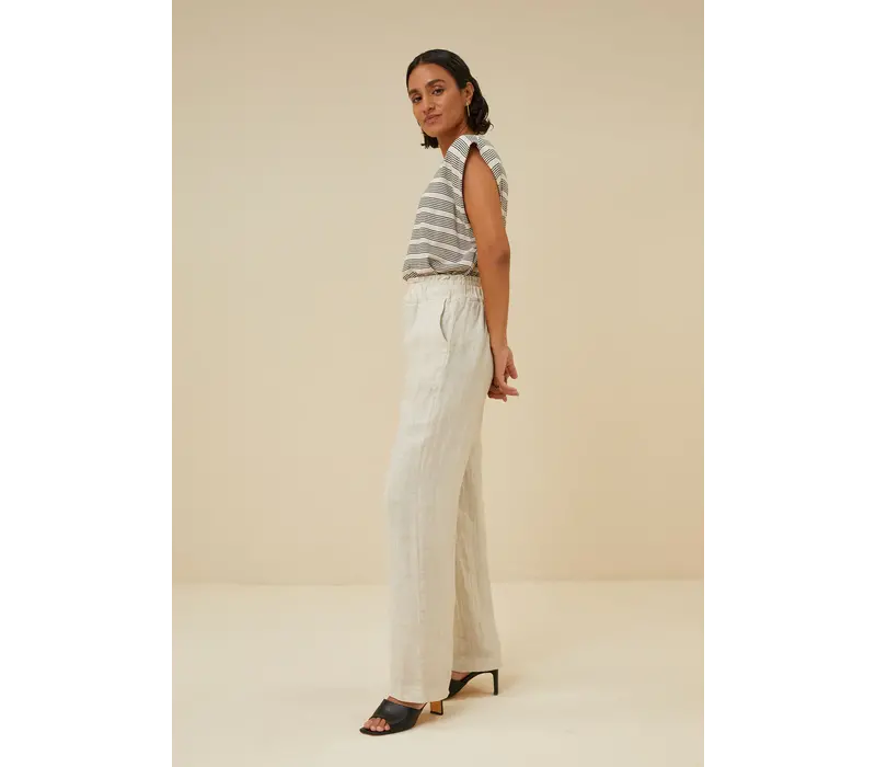 robyn linen pant chalk