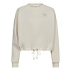 Co’Couture CleanCC Crop Tie Sweat Off white