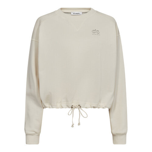  Co’Couture CleanCC Crop Tie Sweat Off white 