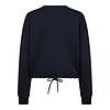 Co’Couture CleanCC Crop Tie Sweat Navy