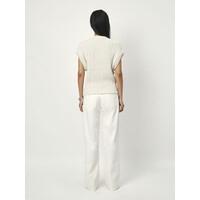 Cobra Cable Knit Top Butter Cream