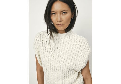 Dante6 Cobra Cable Knit Top Butter Cream