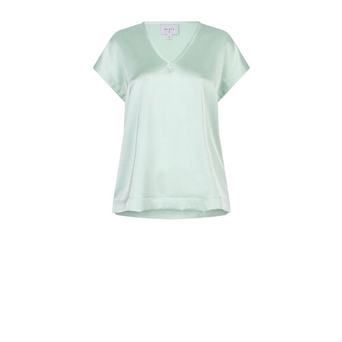  Dante6 Luza Satin V-neck top Pistachio 