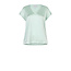 Luza Satin V-neck top Pistachio