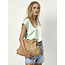Luza Satin V-neck top Pistachio