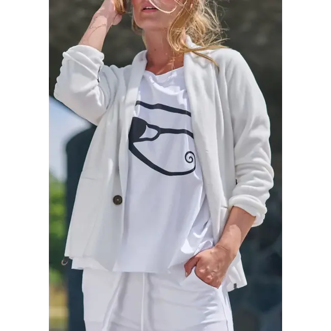 Henriette Steffensen CARDIGAN OFF WHITE 802