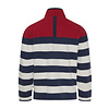 Sea Ranch Ejvind Half Zip Sweat 4177 SR Red/Pearl/SR Navy