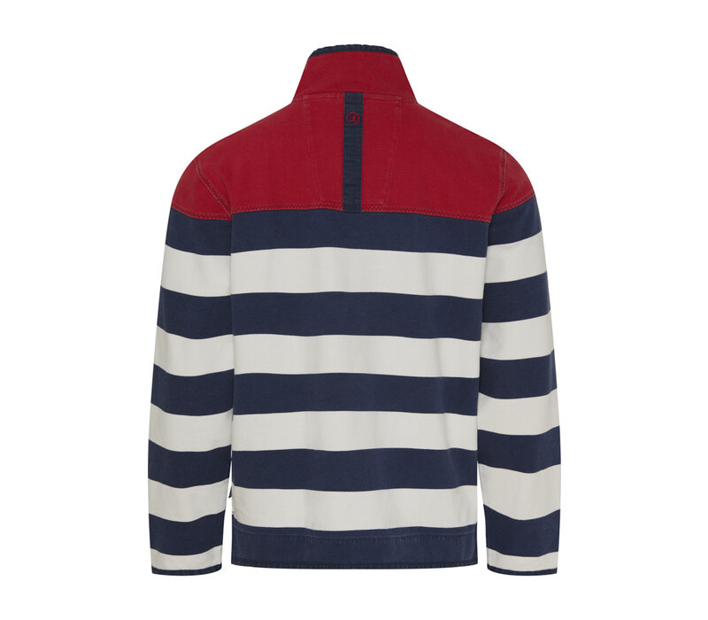 Ejvind Half Zip Sweat 4177 SR Red/Pearl/SR Navy