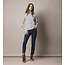 Sea Ranch Cannes 3/4 sleeve Tee 1009 Ecru/SR Navy