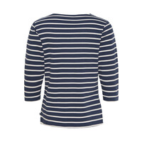 Cannes 3/4 sleeve Tee 4017 SR Navy/Ecru