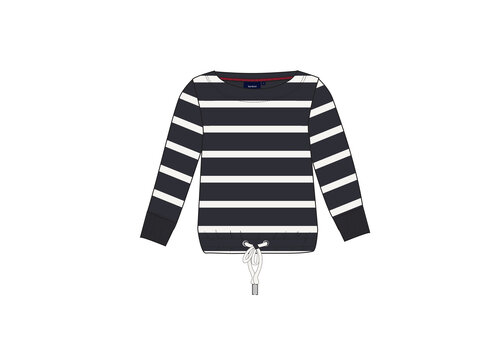 Sea Ranch Rose Sweat 4005 Dark Navy/Pearl