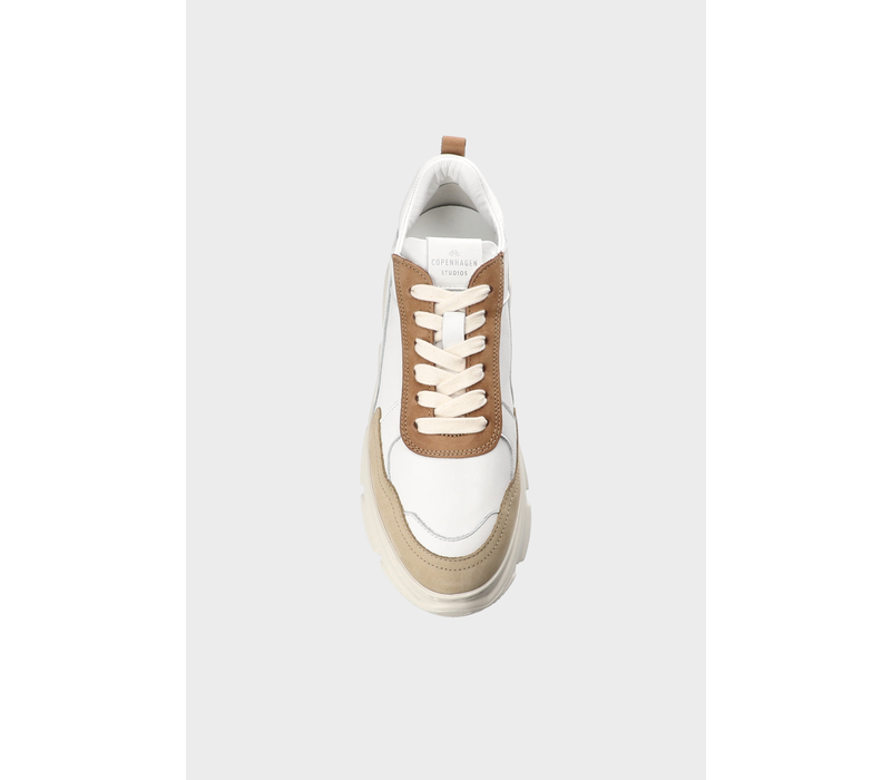 CPH40 leather mix off white/nut