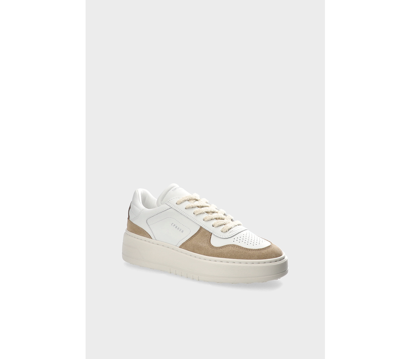 CPH75 leather mix white/nut