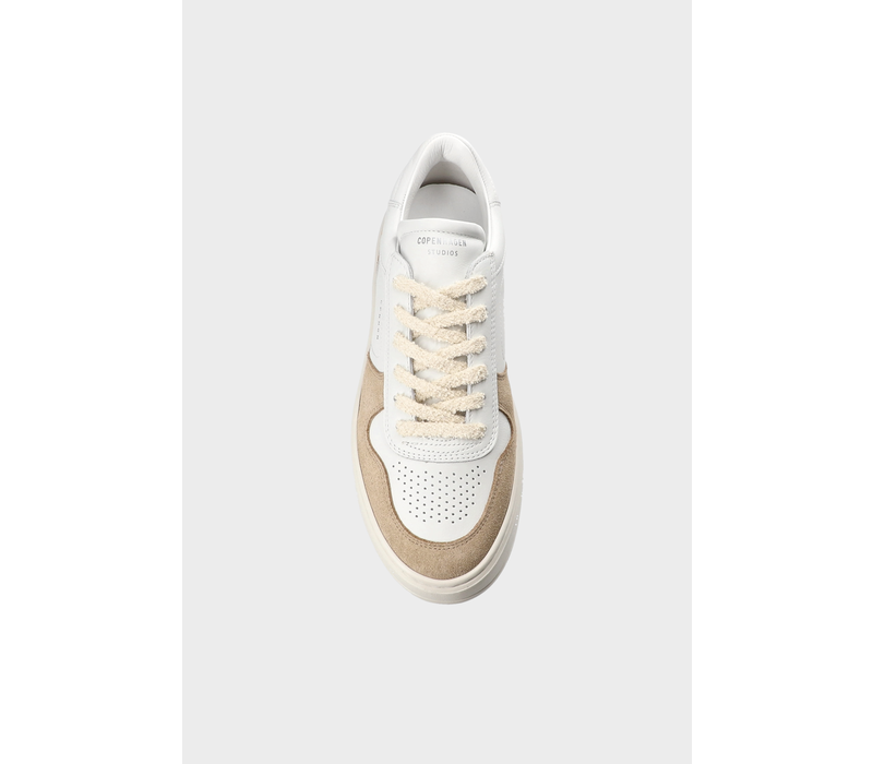 CPH75 leather mix white/nut