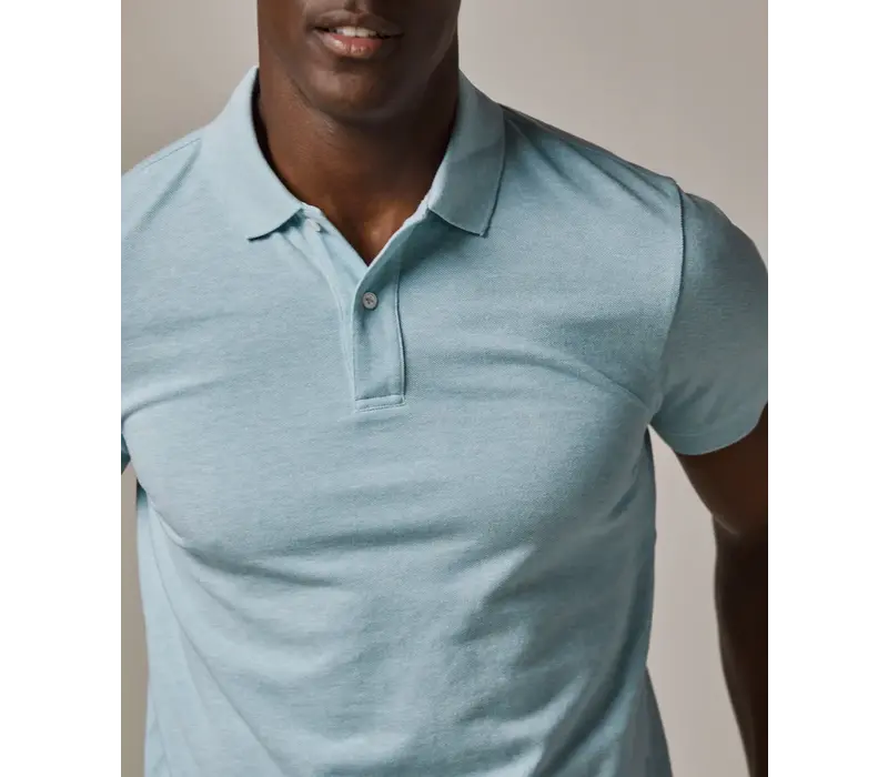 POLO SHORT SLEEVE  LIGHT AQUA MEL