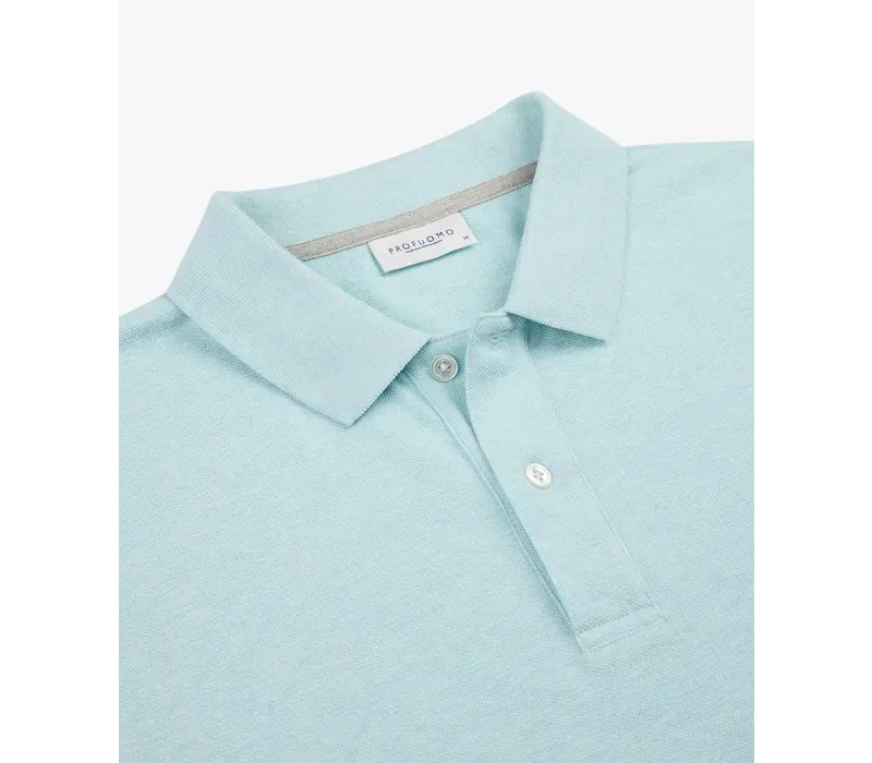 POLO SHORT SLEEVE  LIGHT AQUA MEL