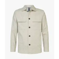 OVERSHIRT CO/LINEN BEIGE