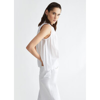 TESS POPLIN TANKTOP  BIANCO OTTICO