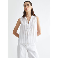 TESS POPLIN TANKTOP  BIANCO OTTICO