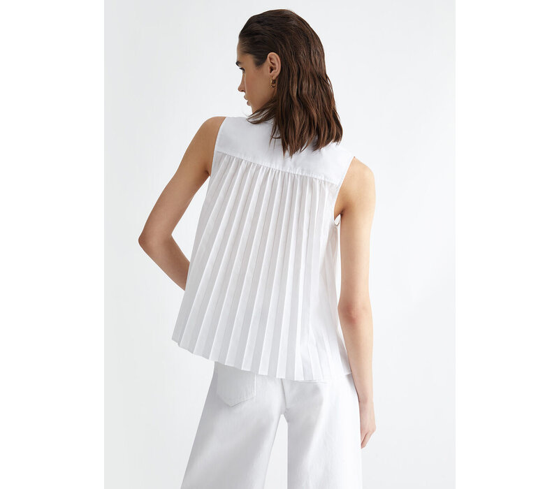 TESS POPLIN TANKTOP  BIANCO OTTICO