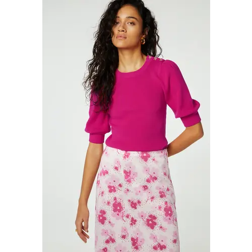  Fabienne Chapot Lillian SS Pullover Hot Pink 