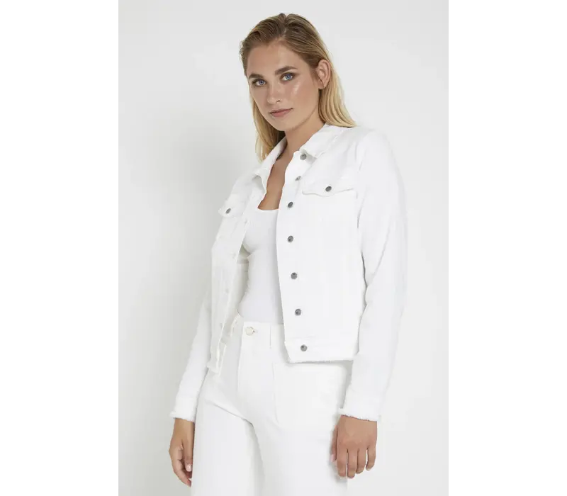 Mae Fringe Jacket 002 - White