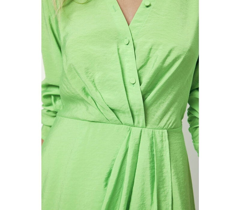 Suka Midi Dress Green Flare
