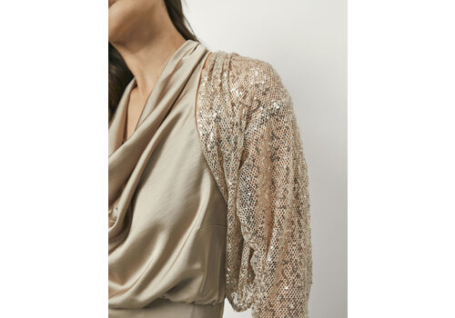 Dante6 Crazyabout Sequins Cardigan Pink Champagne