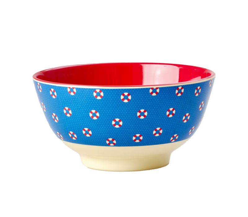 Melamine Bowl with Lifeline Print - Medium - 700 ml