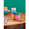 Rice Melamine Cups in 6 Asst. Colors - Medium - 6 Pack - 250 ml