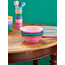 Rice Melamine Medium Bowl in 6 Asst. Colors - 6 Pack - 700 ml
