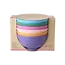 Rice Melamine Soup Bowl in 6 Asst. Colors - 6 Pack - 400 ml