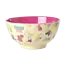 Rice Melamine Bowl with Butterfly Print - Medium - 700 ml