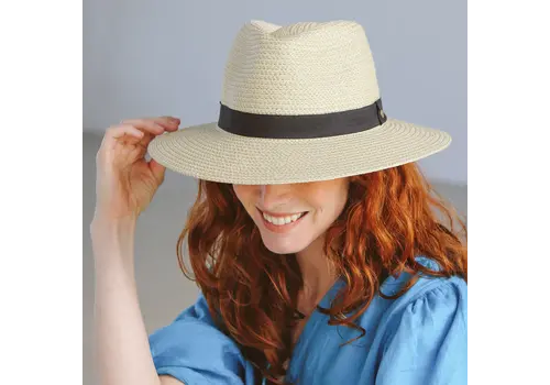 House of Ord Braided Fedora - Natural