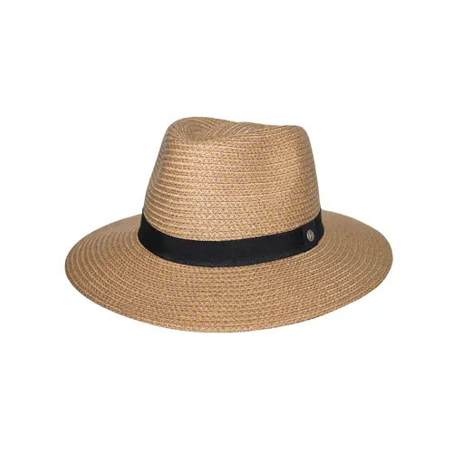  House of Ord Braided Fedora - Caramel 