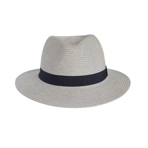  House of Ord Pana-Mate Fedora - Light Grey 