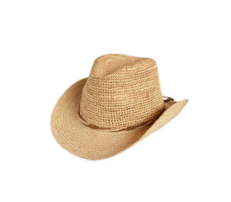 Raffia Cowboy - Natural 58cm