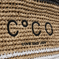 CocoCC Straw Tote Bag